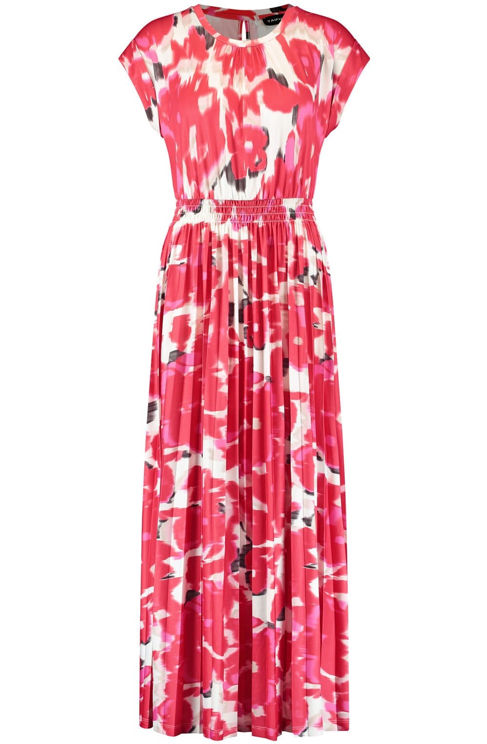 Rose Kiss Fitted Waist Jersey Dress