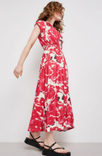 Rose Kiss Fitted Waist Jersey Dress