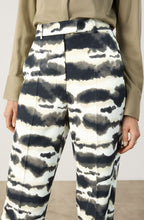 Sage and Champagne Flowing Wide Leg Trousers