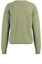 Sage Green and Sparkle Sweater
