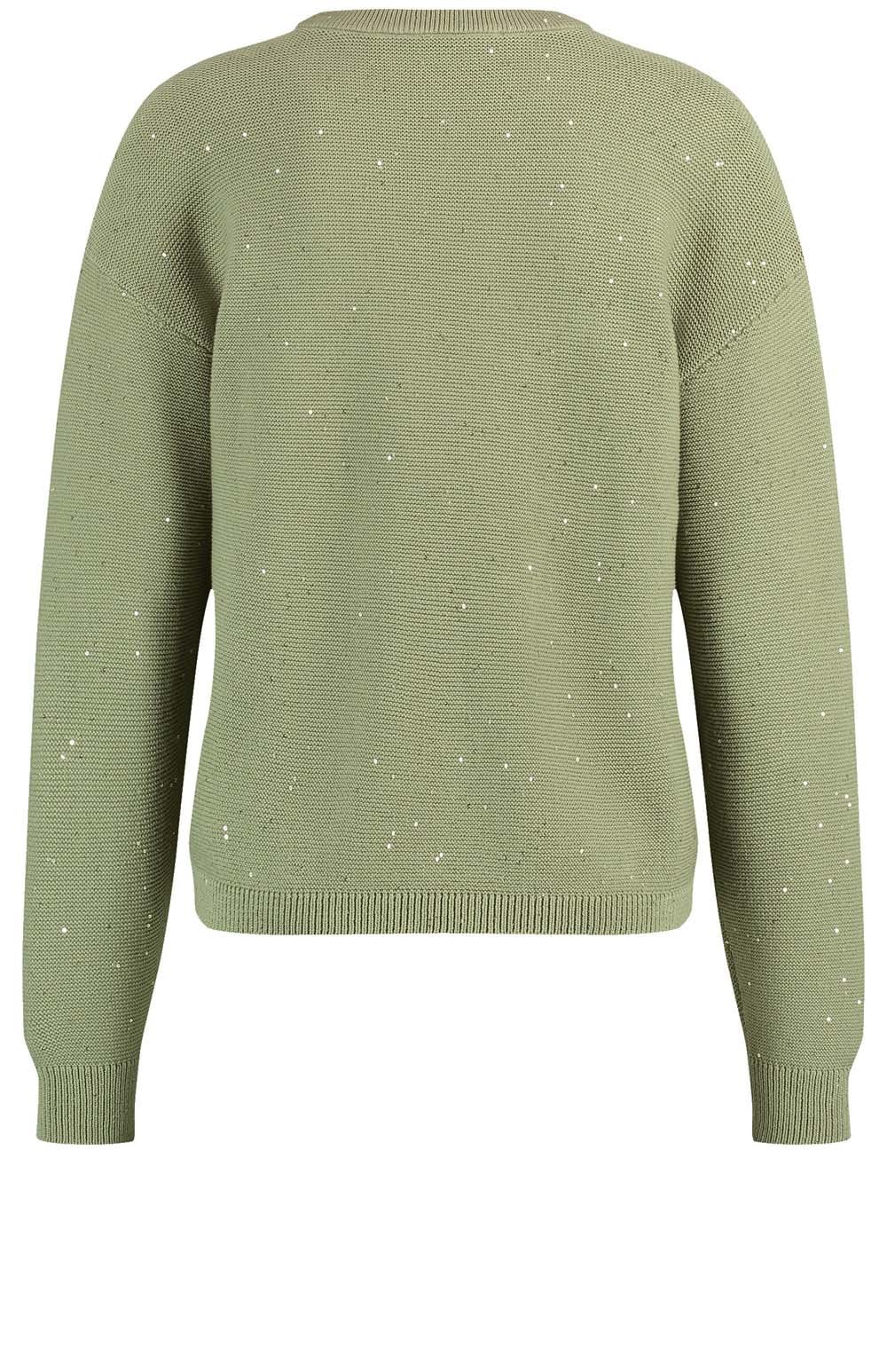 Sage Green and Sparkle Sweater