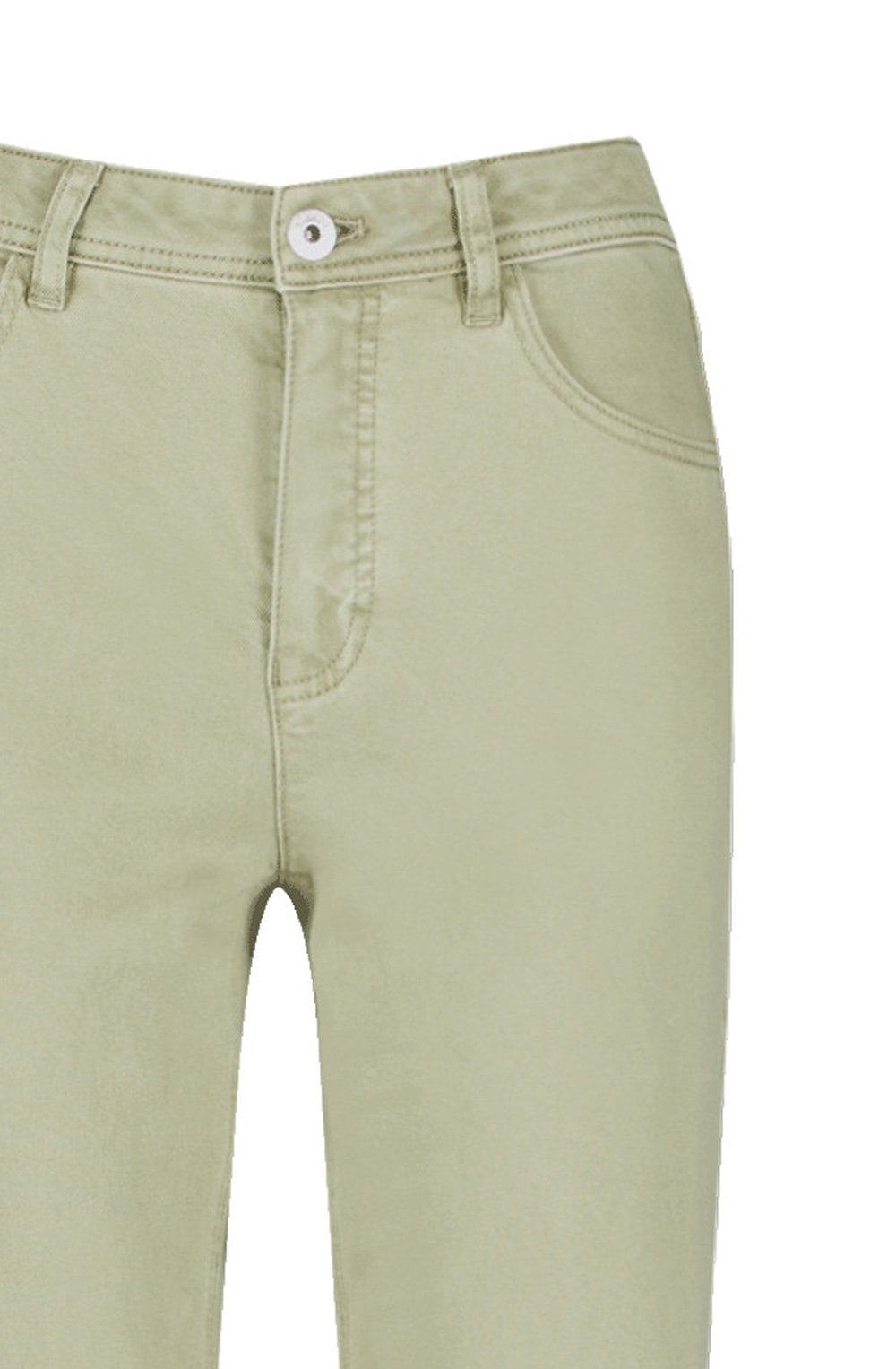 Sage Green Straight Leg Jeans