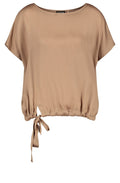 Sand Matte Sheen Blouse