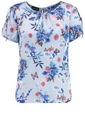 Silky Floral Blouse