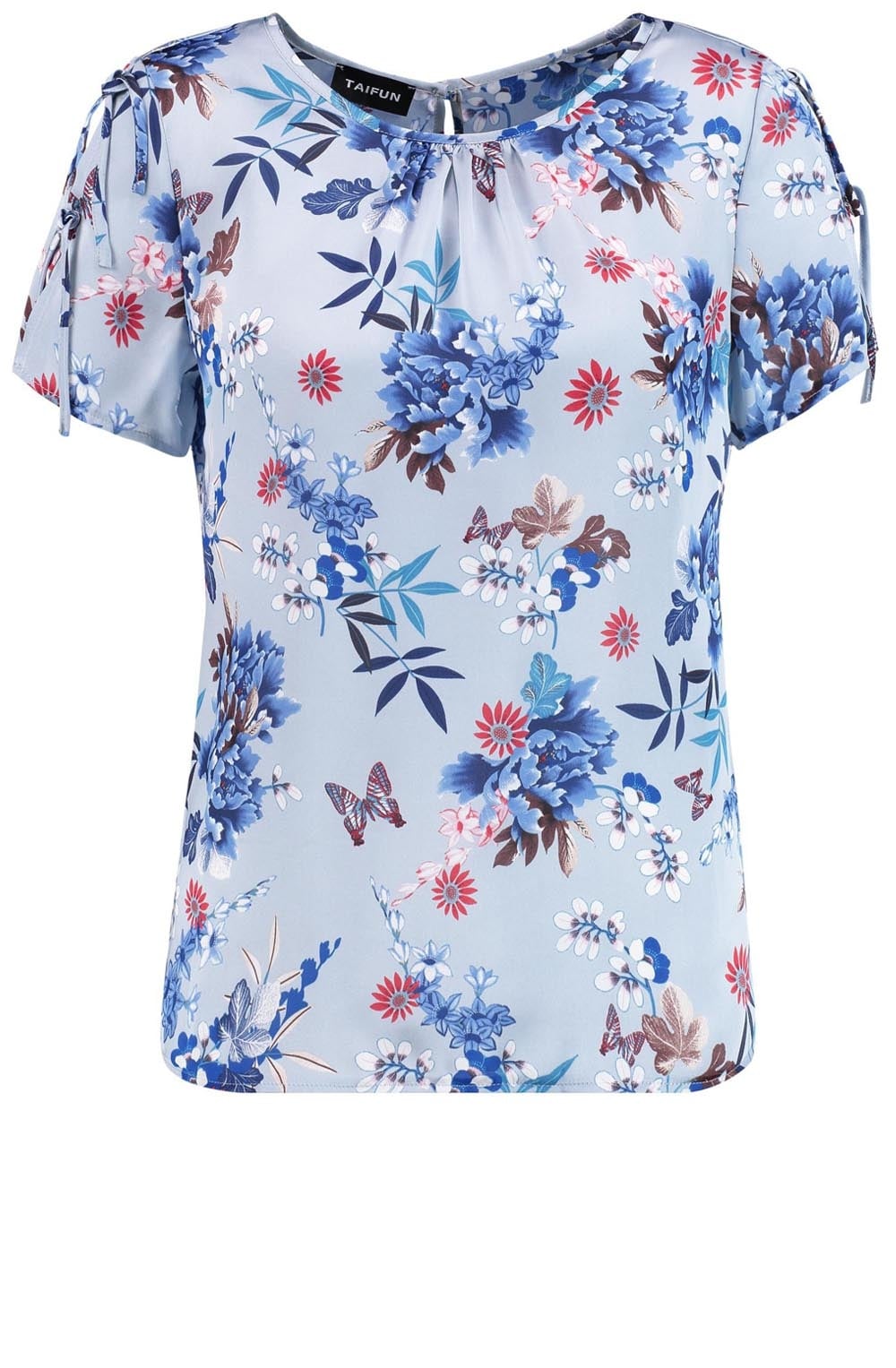 Silky Floral Blouse