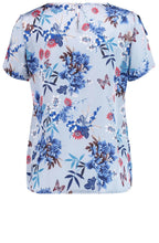 Silky Floral Blouse