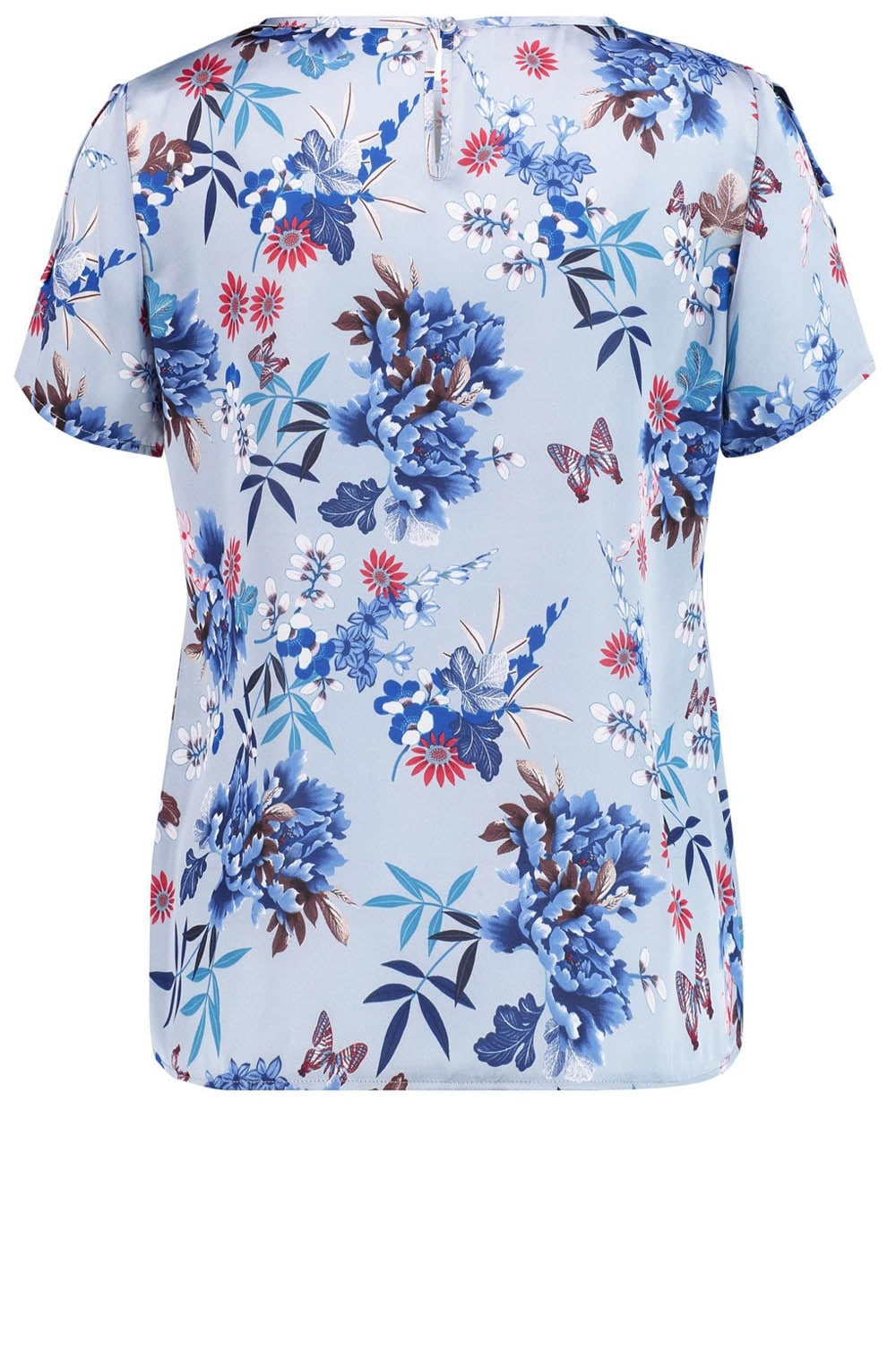 Silky Floral Blouse