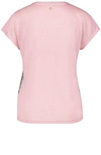Silky Floral Front Design Top