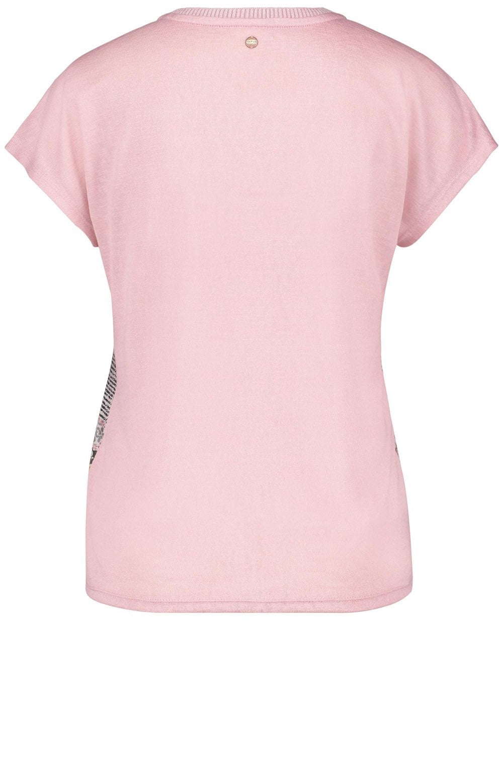 Silky Floral Front Design Top