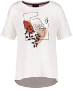 Silky Front Design Top