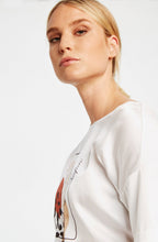 Silky Front Design Top