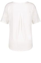 Silky Front Design Top