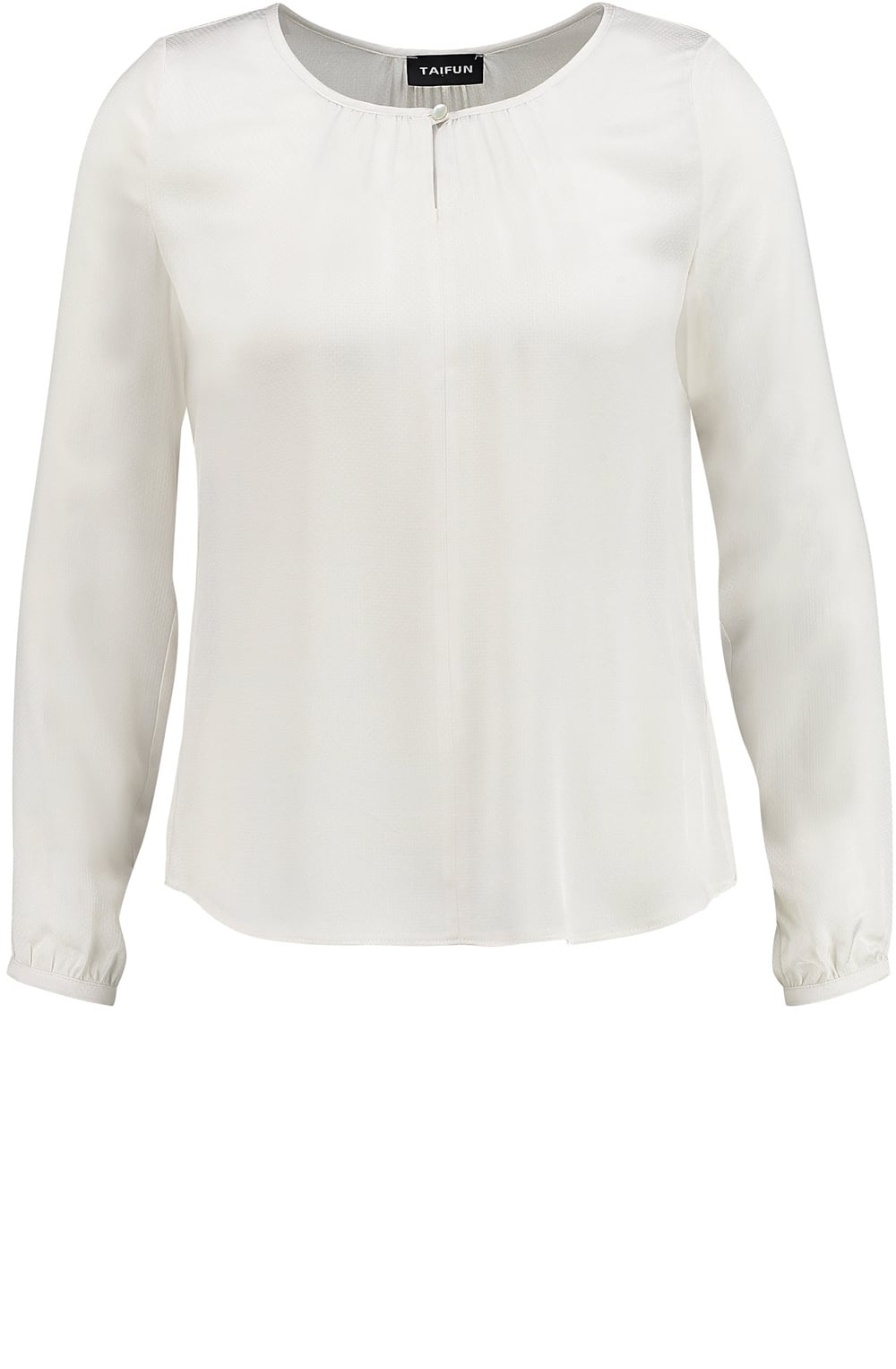 Silky Off White Blouse