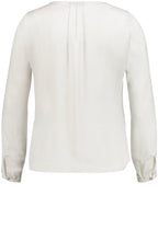Silky Off White Blouse