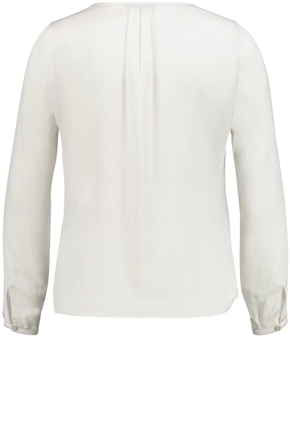 Silky Off White Blouse