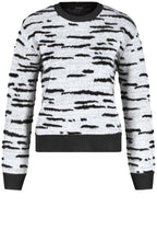 Silver Shimmer Jumper With Fluffy Details
