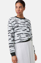 Silver Shimmer Jumper With Fluffy Details