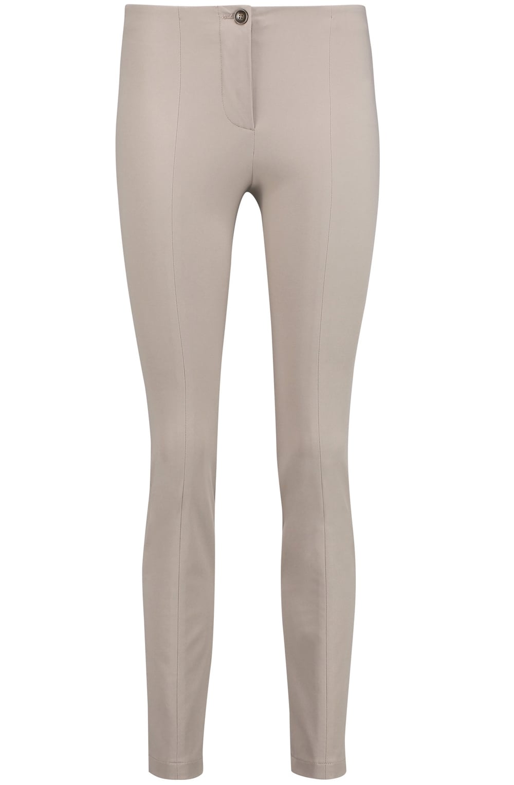 Slim Fit Taupe Trousers