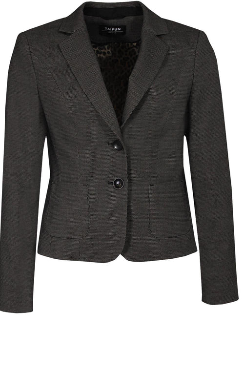 Small Print Tailored Jacket