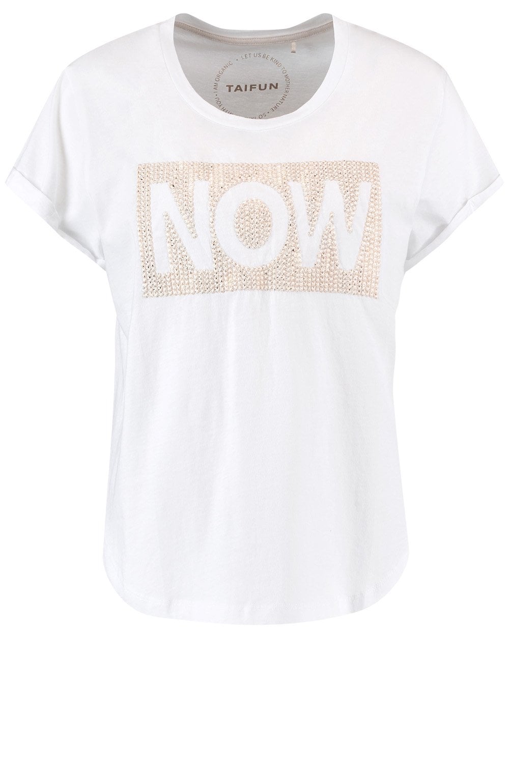 Sparkly NOW Slogan T Shirt