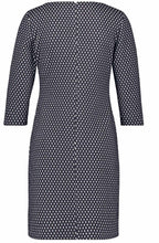 Spotted Knee Length Dress