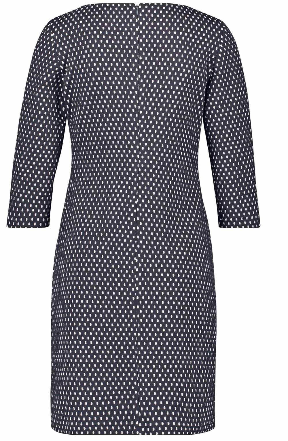 Spotted Knee Length Dress