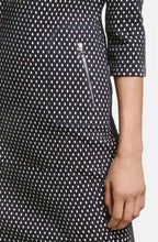 Spotted Knee Length Dress