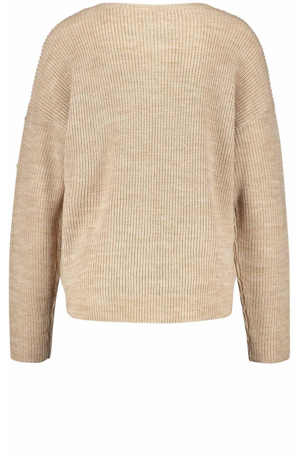 Stone Ribbed Knit Jumper