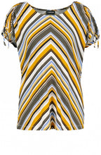 Striped Design Jersey Top