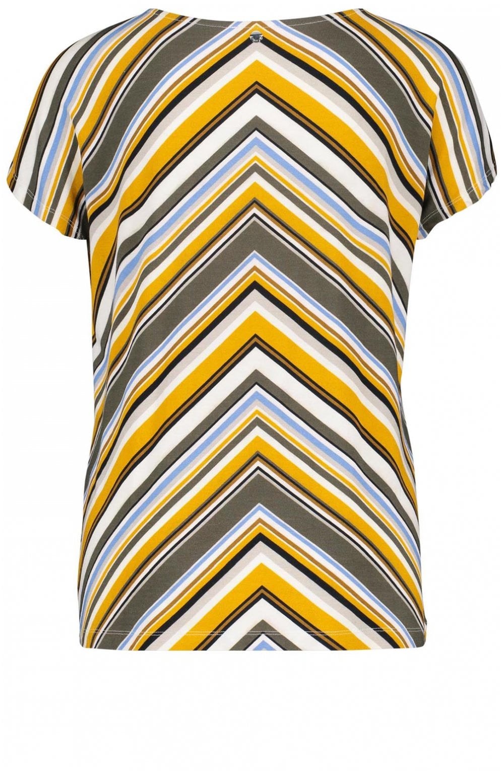 Striped Design Jersey Top