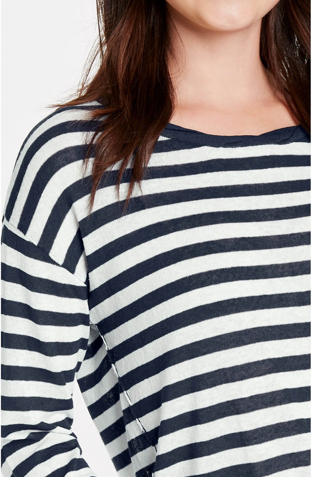 Striped Fine Knit Jumper