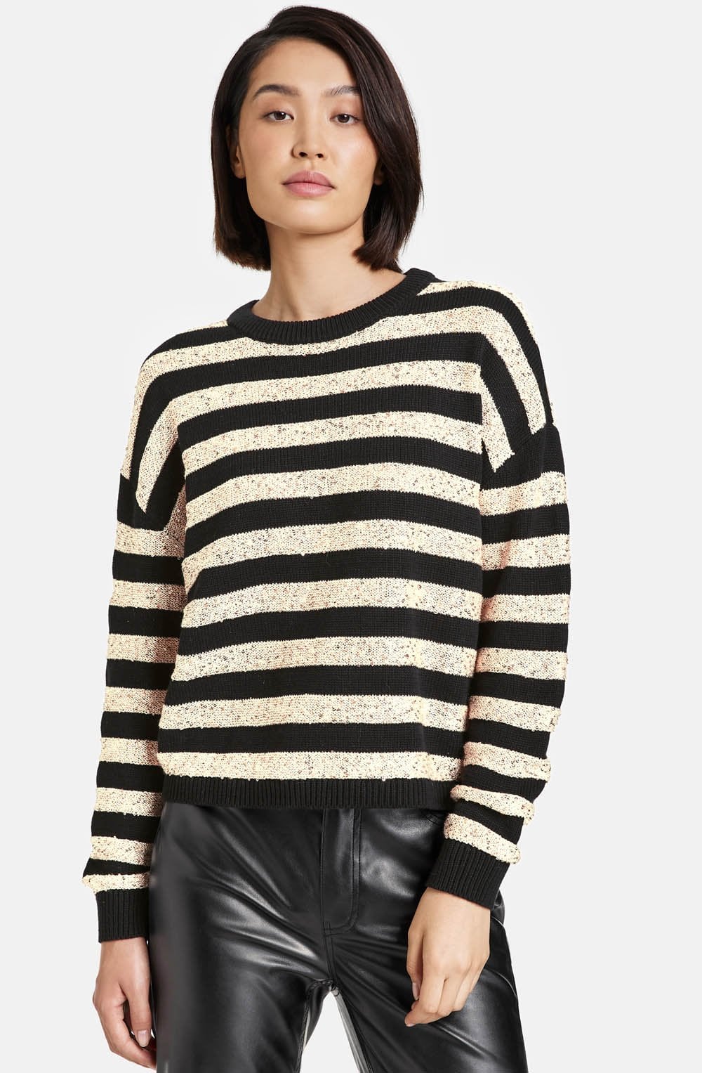 Striped Jumper with Sequin Embellishment