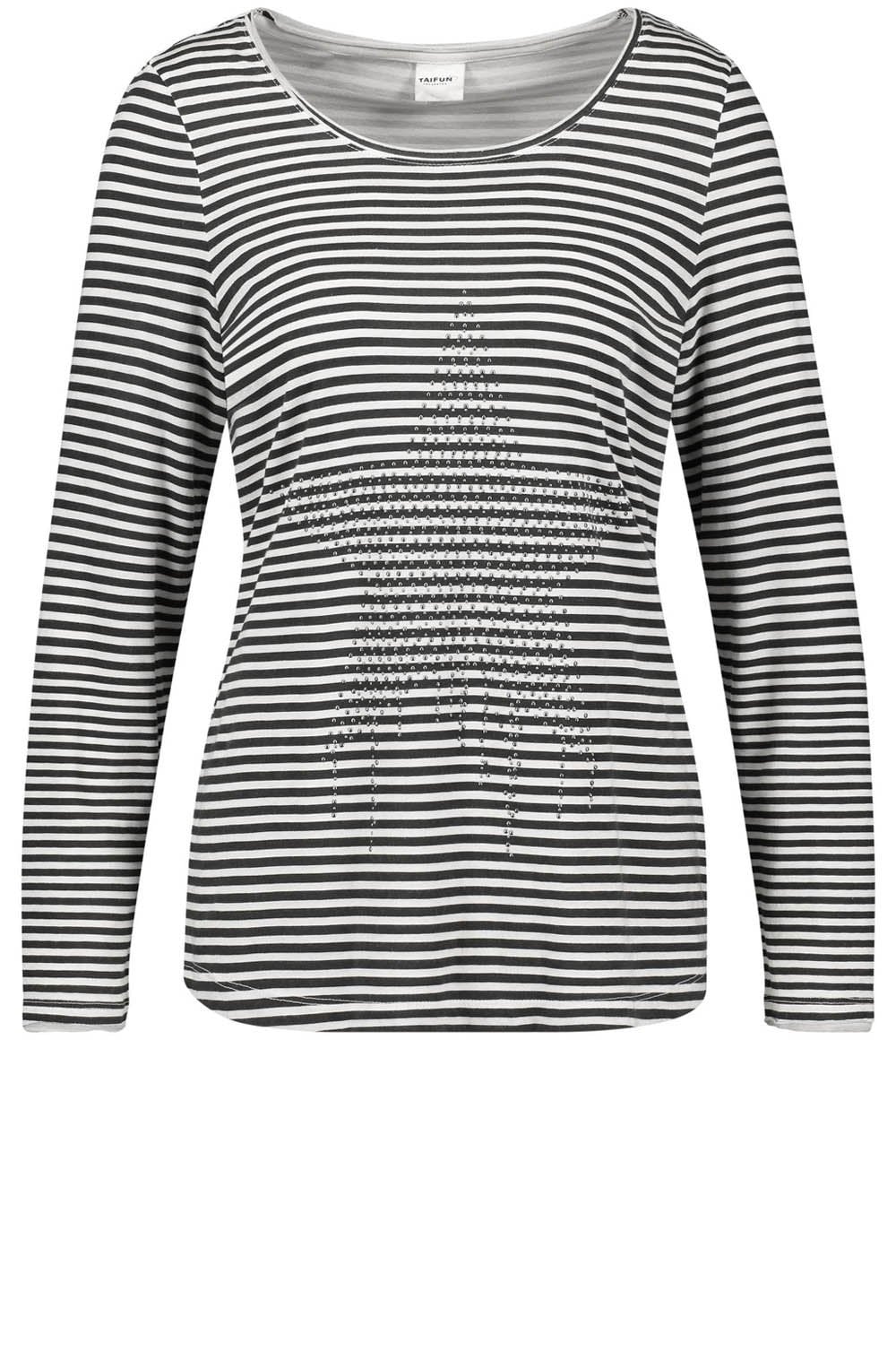 Striped Star Design Top