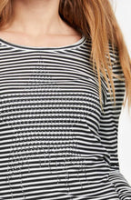 Striped Star Design Top