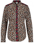 Tartan & Leopard Print Shirt