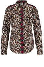 Tartan & Leopard Print Shirt