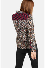 Tartan & Leopard Print Shirt
