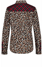 Tartan & Leopard Print Shirt