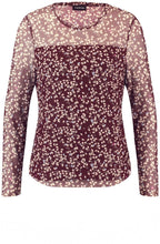 Taupe Semi Sheer Blouse