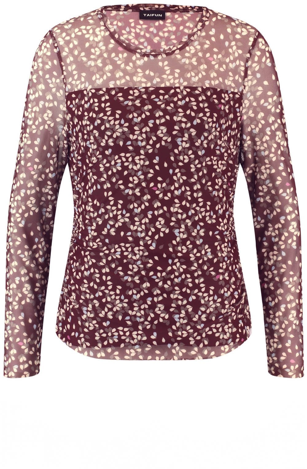 Taupe Semi Sheer Blouse
