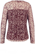 Taupe Semi Sheer Blouse