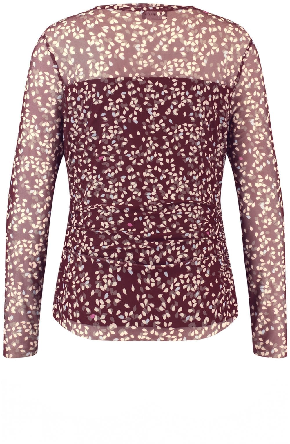 Taupe Semi Sheer Blouse