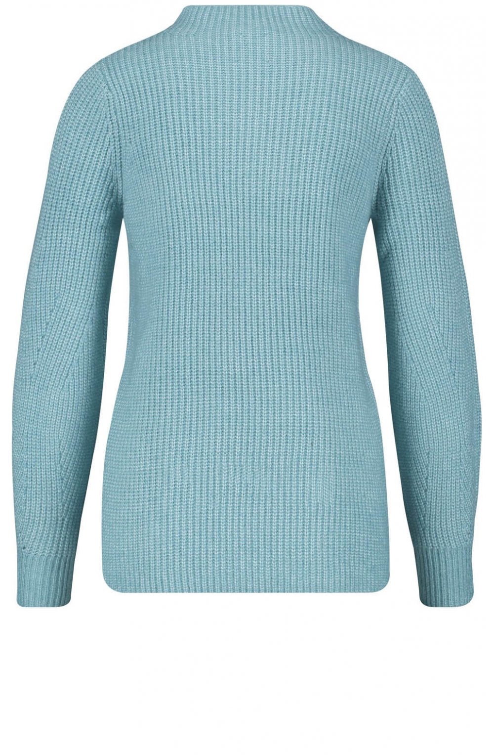 Teal Ribbed Knit Jumper