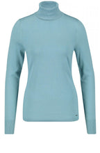 Teal Roll Neck Jumper
