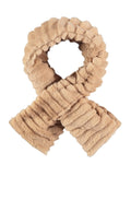 Toffee Faux Fur Scarf
