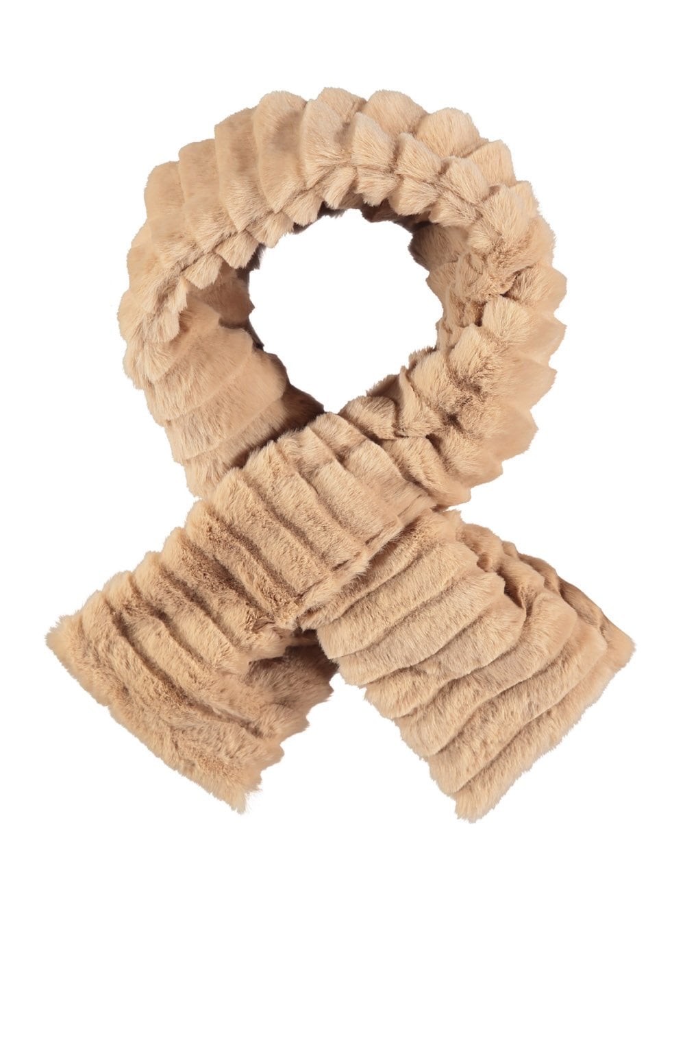 Toffee Faux Fur Scarf