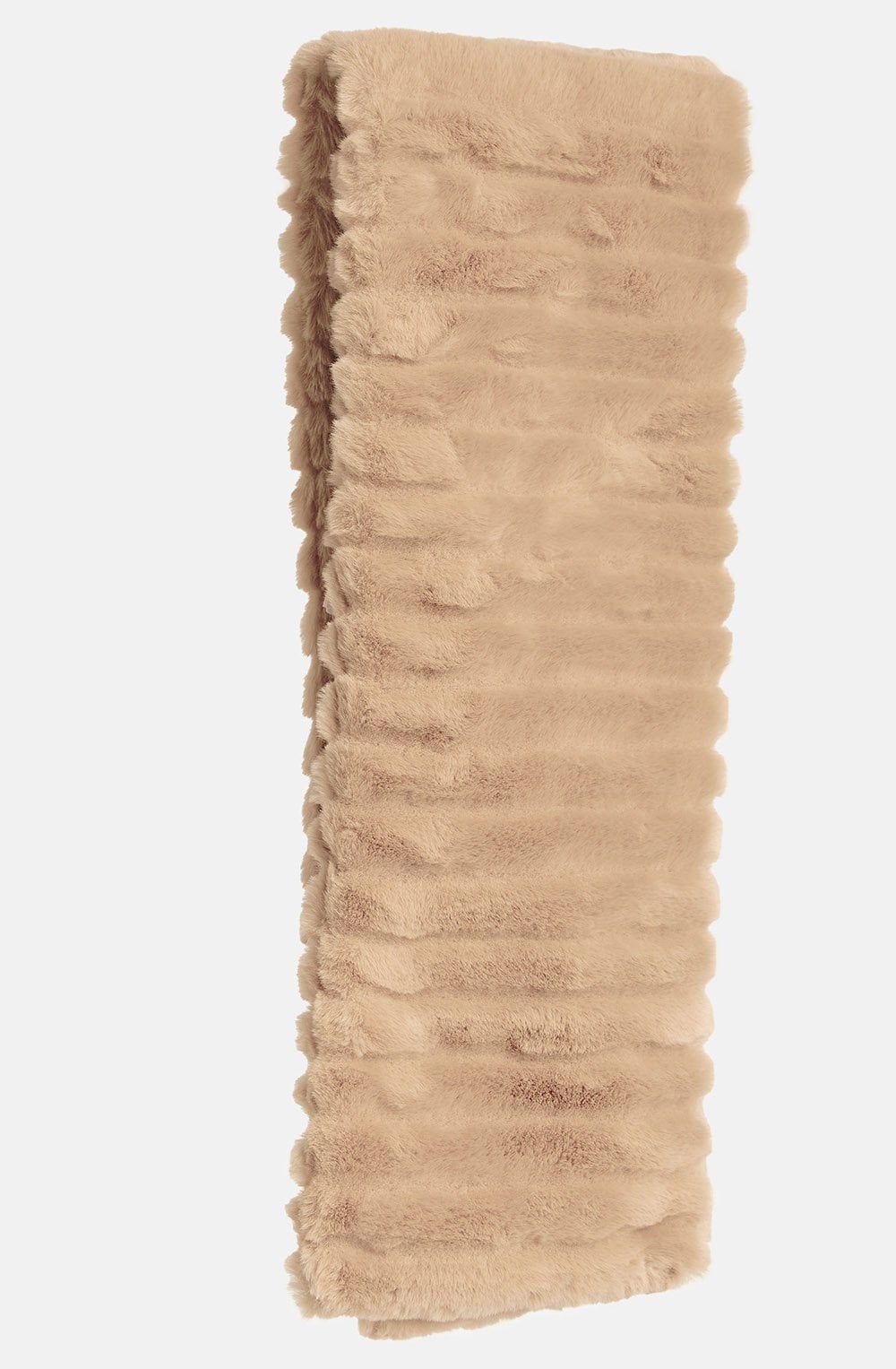 Toffee Faux Fur Scarf