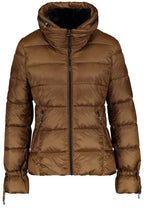 Truffle Brown Quilted Coat