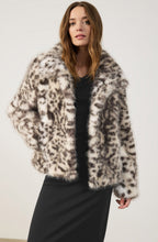 Vanilla Ice Faux Fur Leopard Print Jacket