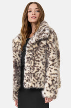 Vanilla Ice Faux Fur Leopard Print Jacket